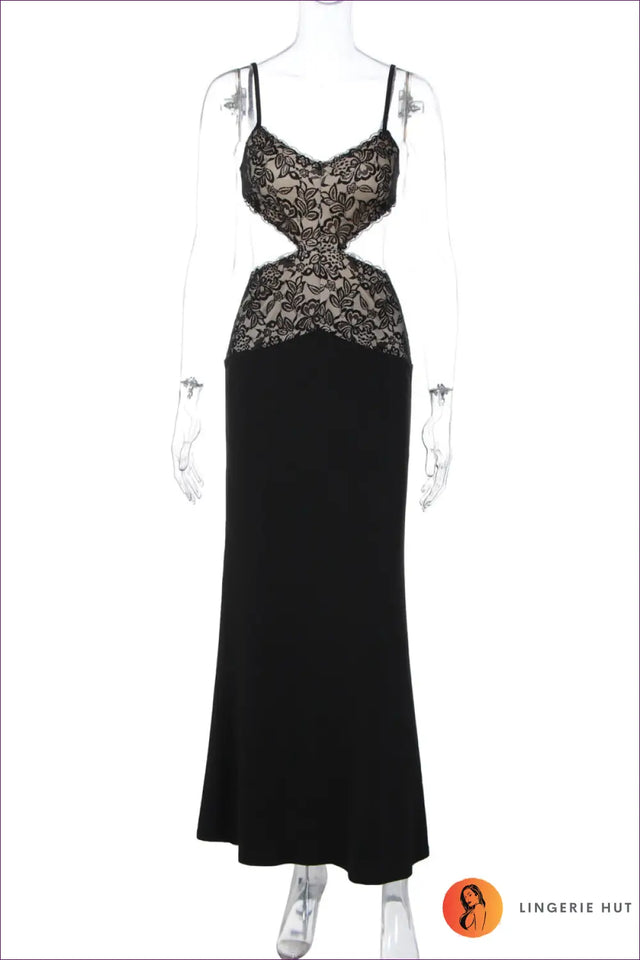 Lace Cut-Out Maxi Dress - Worth a Second Look