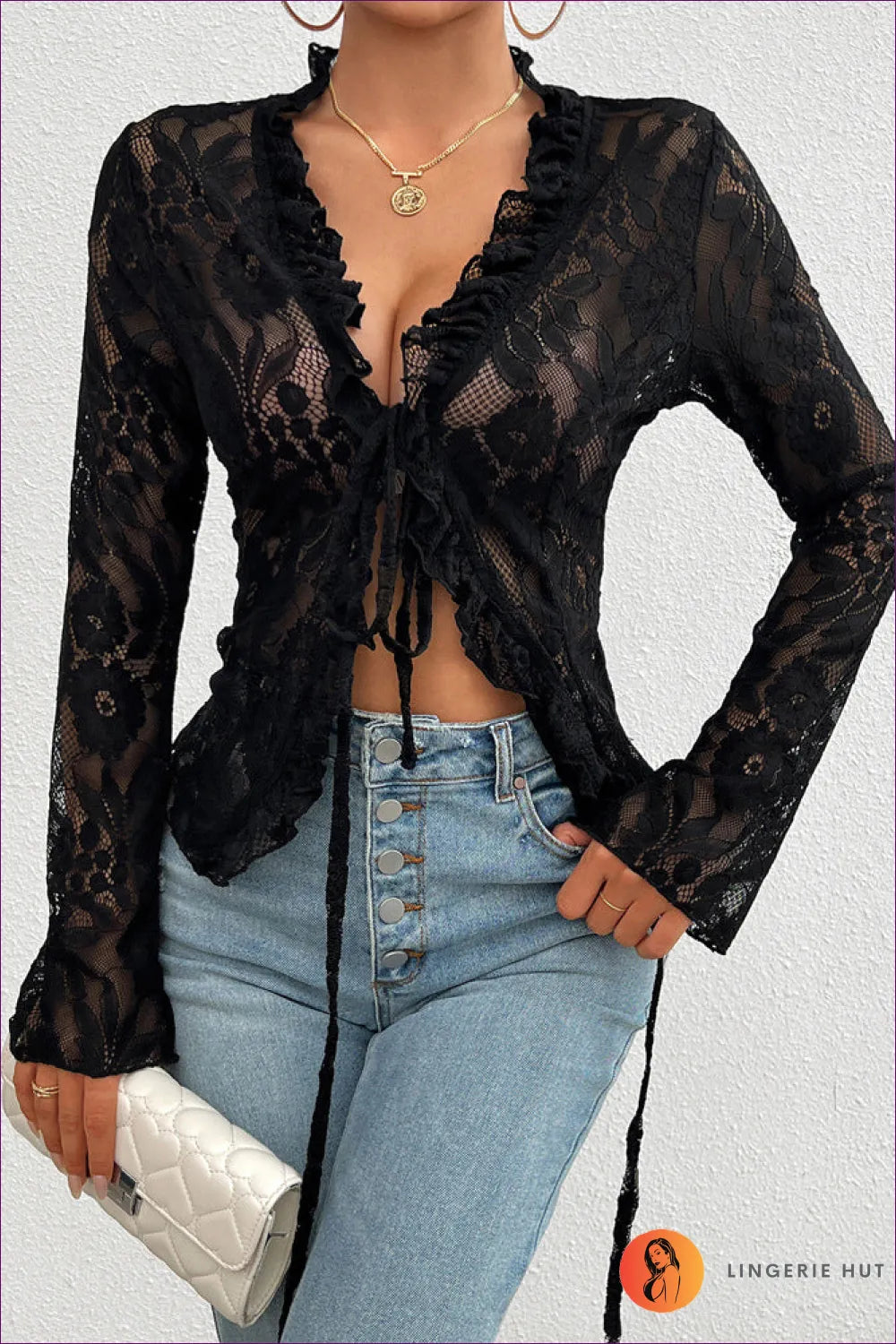 Lace Elegance Blouse - Timelessly Chic For x