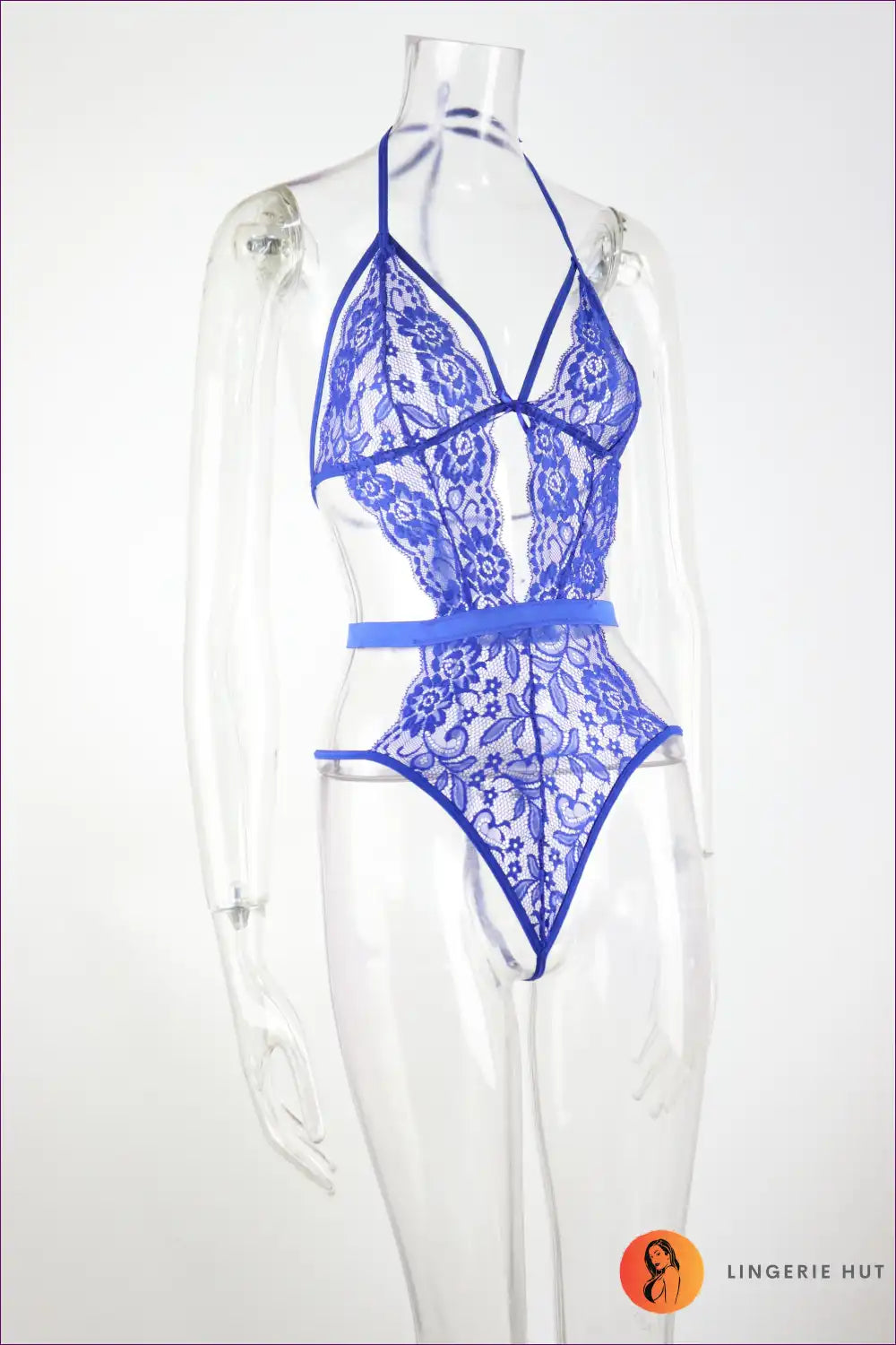 Lace Jumpsuit with Bare Back and Cutouts - Effortless Night Drama for All Season, Backless, Boudoir,