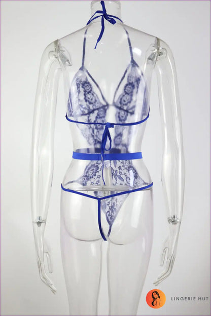 Lace Jumpsuit with Bare Back and Cutouts - Effortless Night Drama for All Season, Backless, Boudoir,