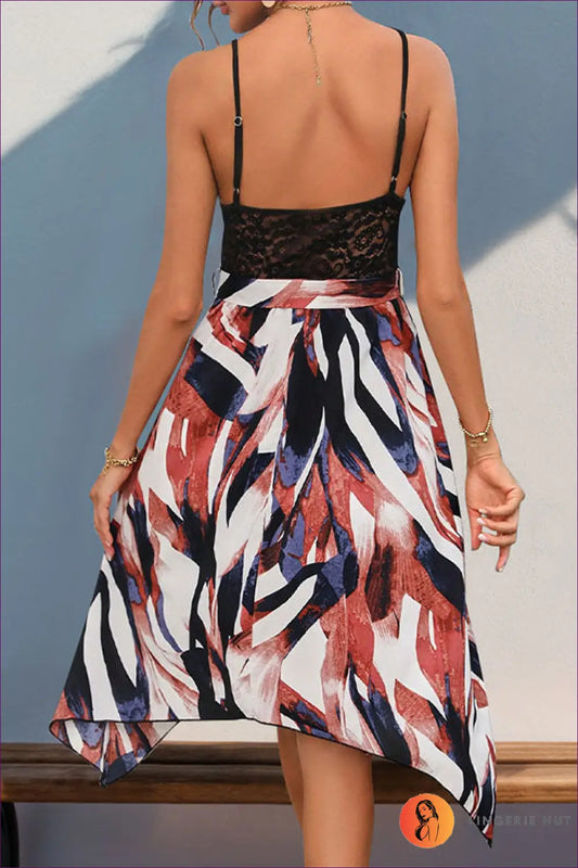 Lace Midi Dress with Boho Flair - Effortless Elegance - Dresses - Lingerie Hut - A-line • Casual • Cutout