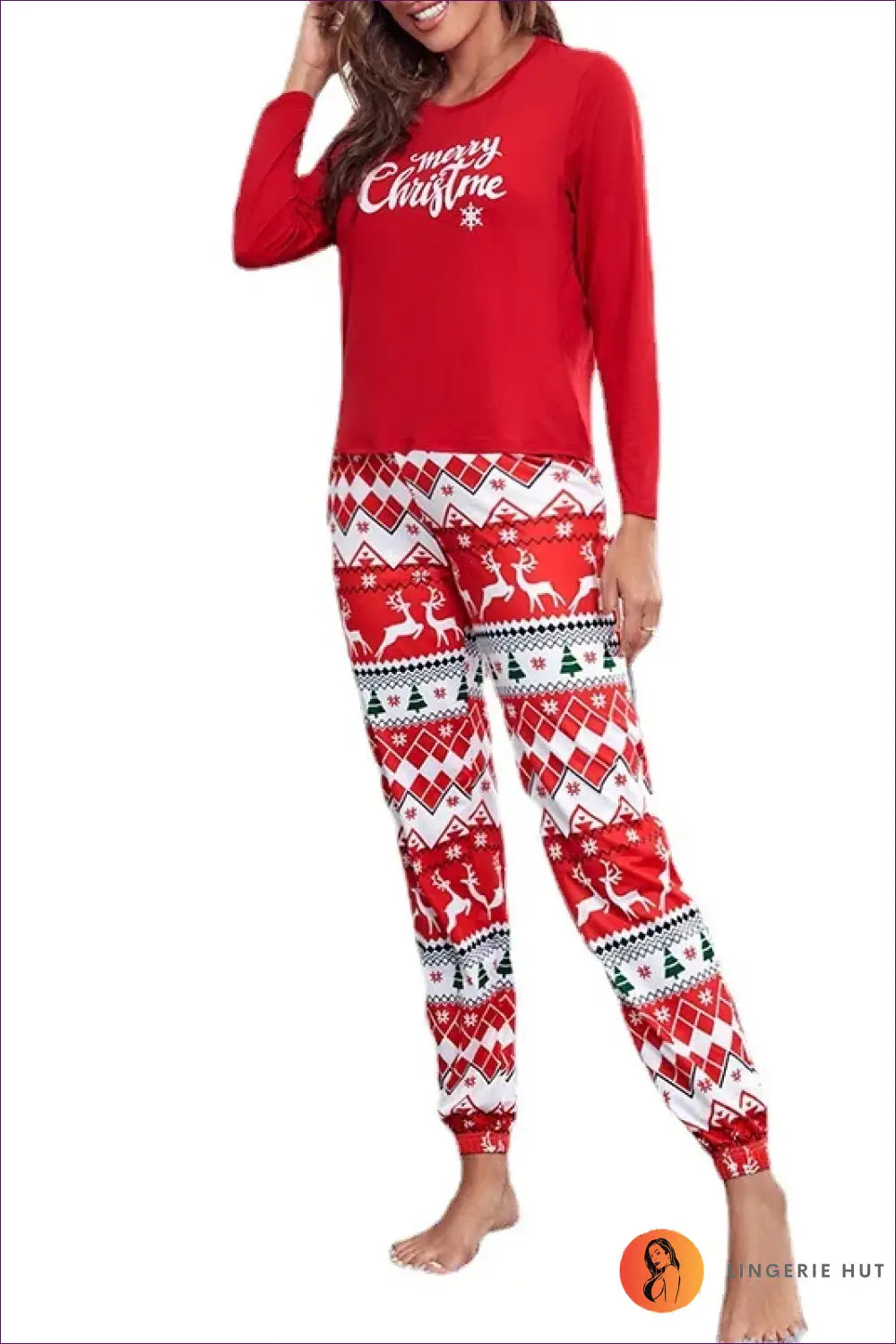 Lace & Silk Pyjama Set - Luxe Nights in - s / Red - Pajamas - Lingerie Hut - Autumn • Boudoir • Everyday • Lace