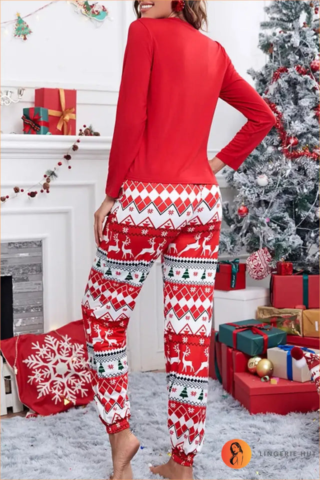 Christmas Print Pyjama Set