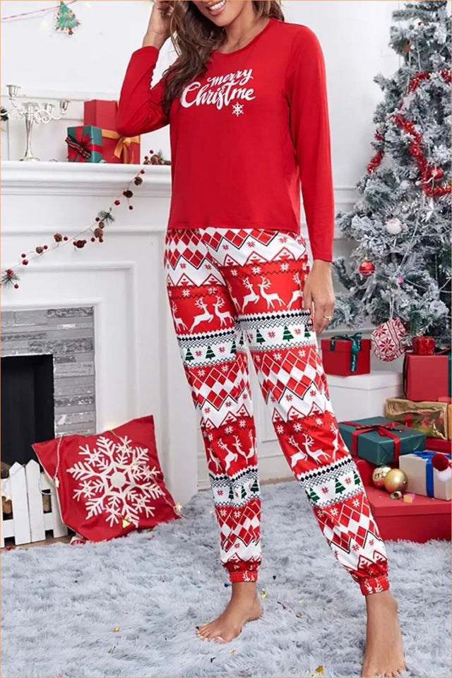 Christmas Print Pyjama Set