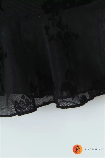 Lace Slip Dress with Floral Embroidery and Ruffle Hem for Bridal, Casual, Date Night, Everyday,