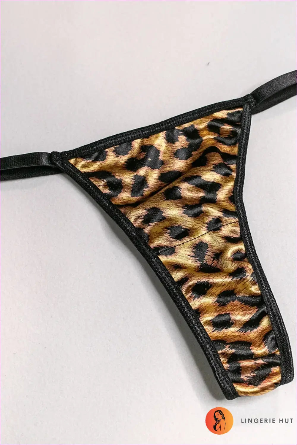 Leopard Lace Three-piece Lingerie Set - After Dark Ease - Boudoir • Bra • Date Night • just in - Hut