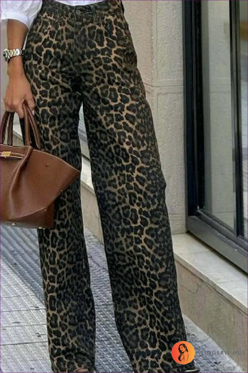 Leopard co Ord Outfit Set - Effortless Statement Style - s / Trousers - Lingerie Hut - Animal • Autumn • Blouse • Casual