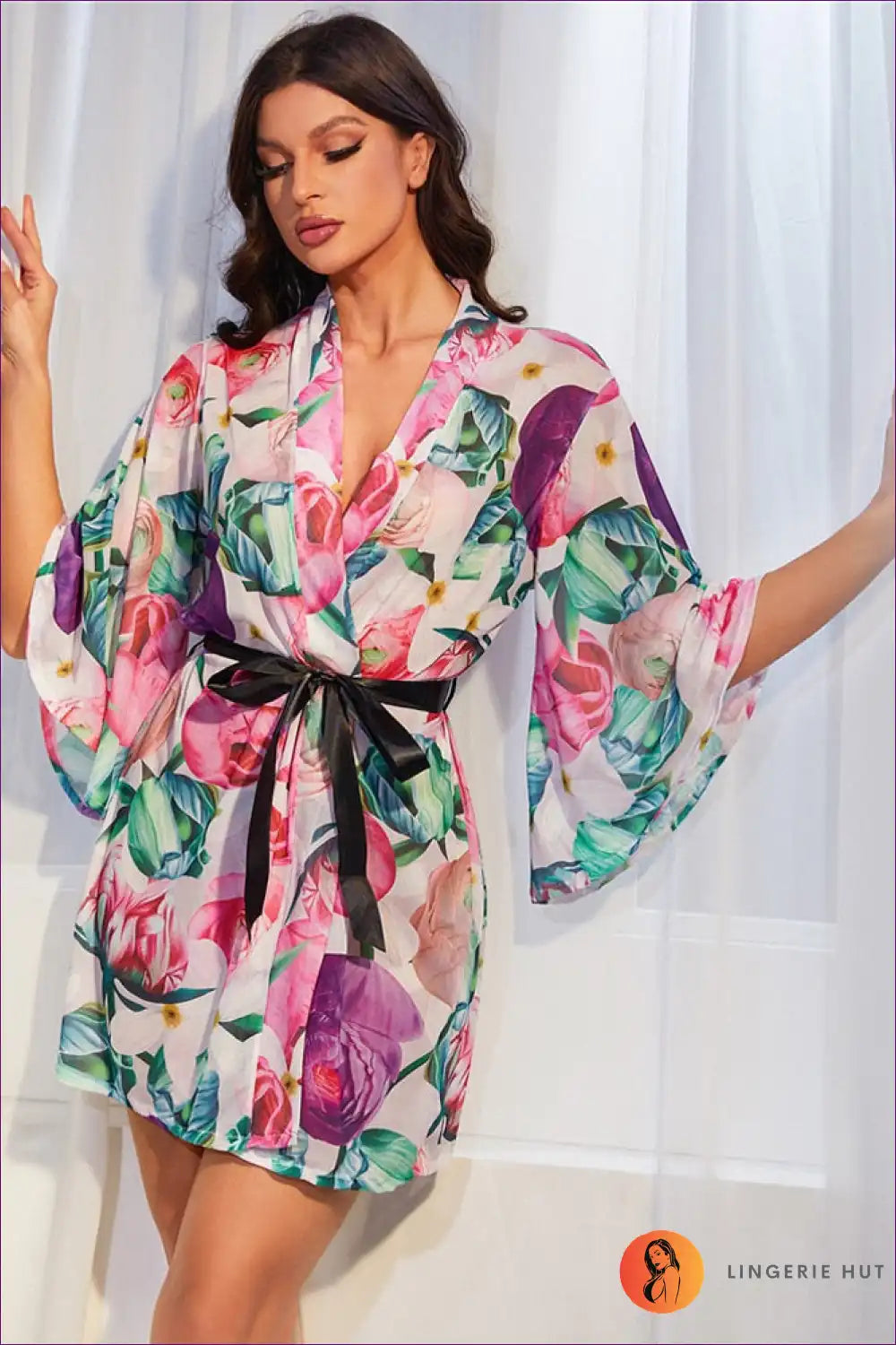 Feel Sexy And Cozy With Our Leopard Print Bathrobe - Perfect For Nightwear Or As a Bridesmaid Robe. Versatile