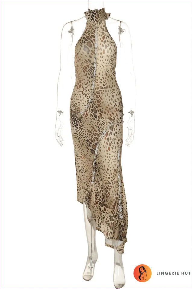 Leopard Print Bodycon Dress - Night Glamour Edit