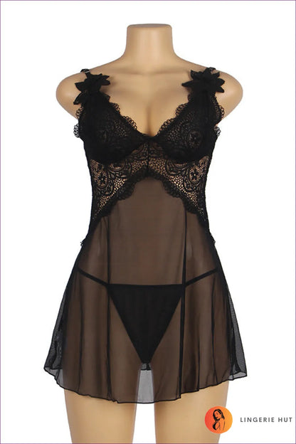 Discover The Allure Of Lingerie Hut’s Leopard Print Lace Nightdress. a Perfect Blend Seduction And Style, It’s