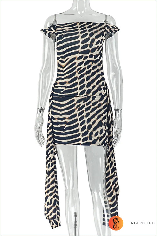 Leopard Print Mini Dress - Bold But Wearable
