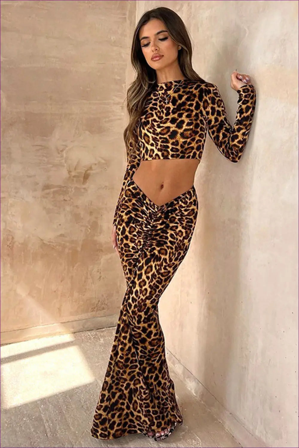 Leopard Print Co Ord Set - Bold & Fierce