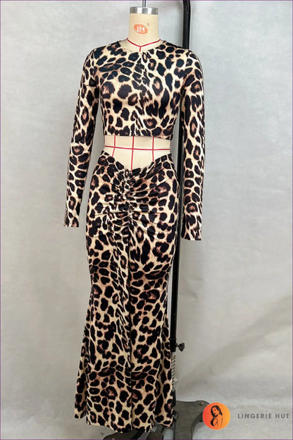 Leopard Print Co Ord Set - Bold & Fierce