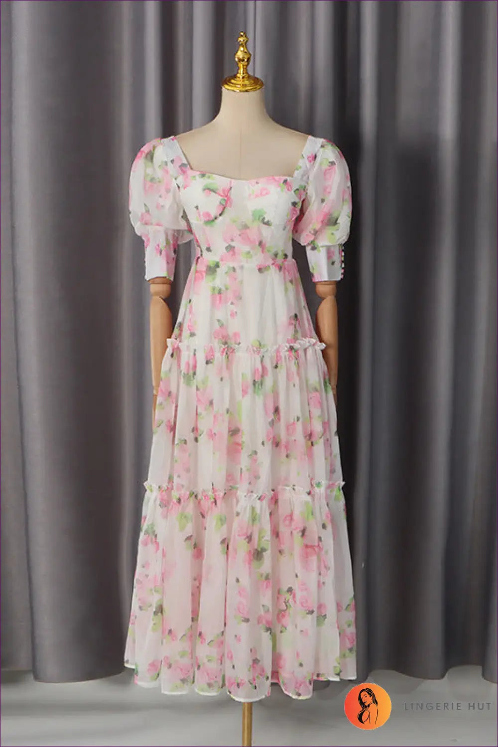 A Line Dress with Backless Silhouette - Easy Elegance - s / Pink - Casual • Cotton • Lingerie Hut