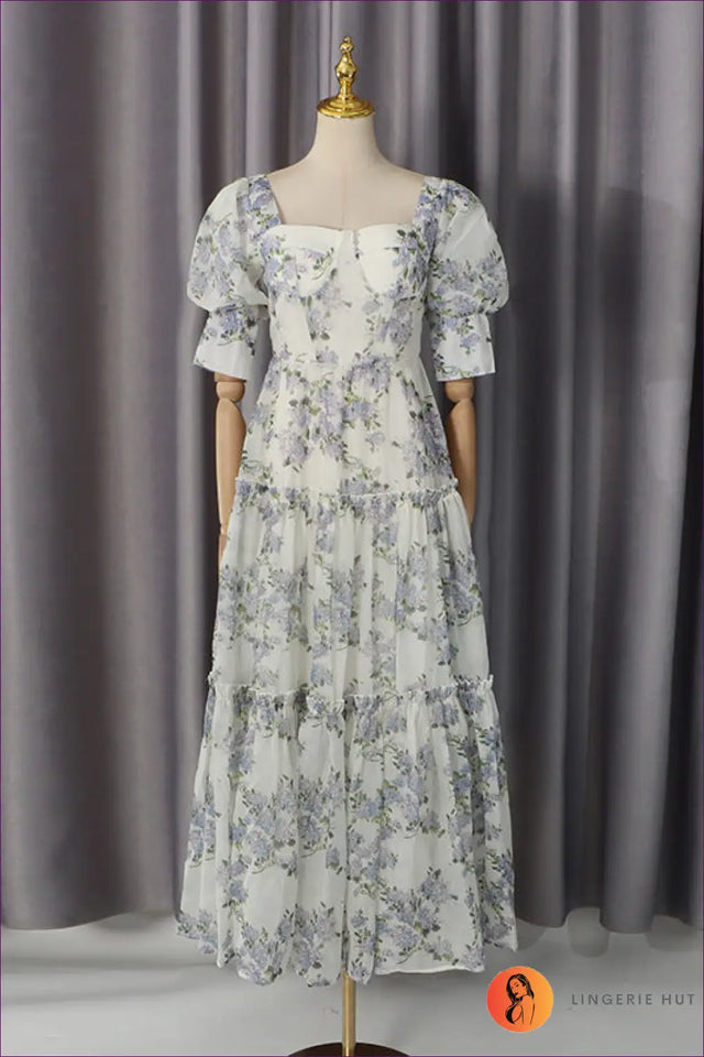 A Line Dress with Backless Silhouette - Easy Elegance