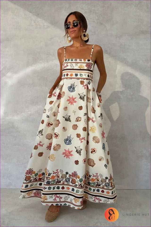 A Line Dress with Draped Detail - Warm Weather Poise