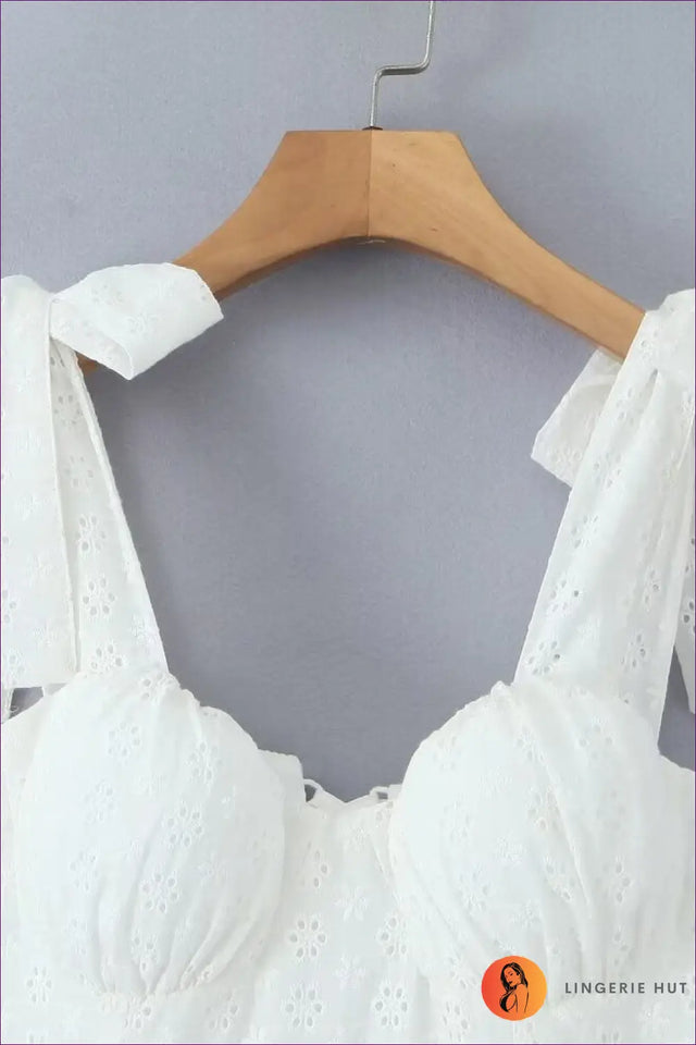 A Line Dress with Embroidered Detail - Quiet Confidence