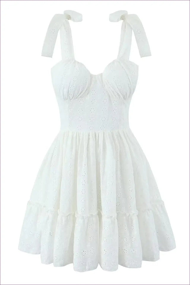 A Line Dress with Embroidered Detail - Quiet Confidence