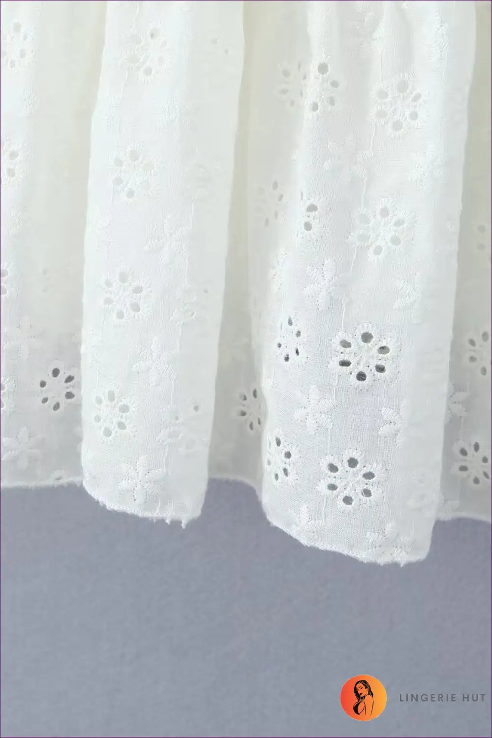 A Line Dress with Embroidered Detail - Quiet Confidence - Boho • Casual • Cotton • Lingerie Hut