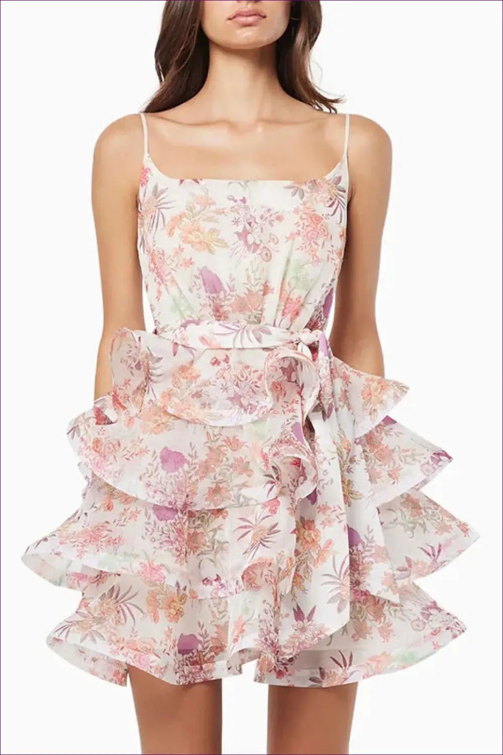 A Line Dress with Fitted Waist - Breezy Sophistication - Casual • Cotton • Dresses - Lingerie Hut