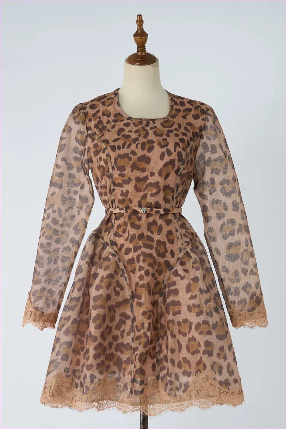 A Line Dress with Fitted Waist - Easy Elegance - Casual • Cotton • Dresses - Lingerie Hut