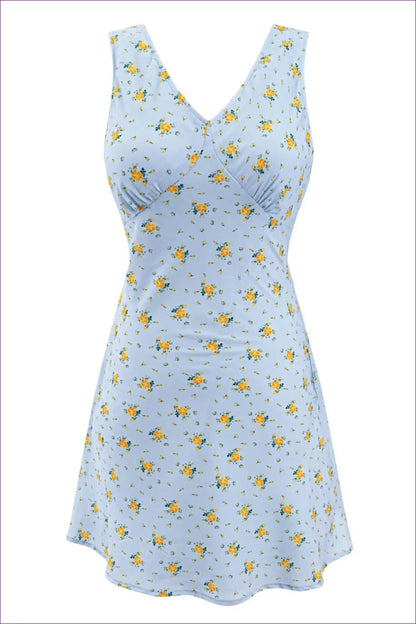 A Line Dress with Fitted Waist - Everyday Radiance - Casual • Cotton • Dresses - Lingerie Hut
