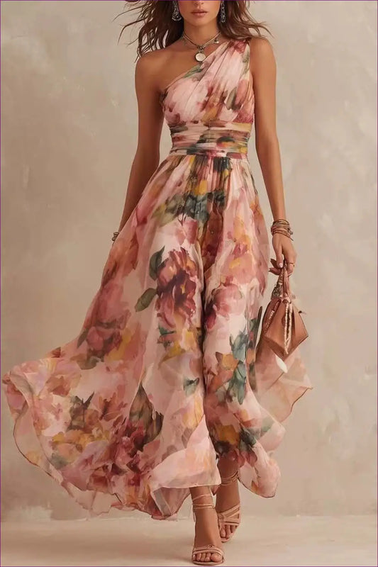 A Line Dress with Ruched Waist - Effortless Grace - Casual • Cotton • Dresses • Everyday - Lingerie Hut