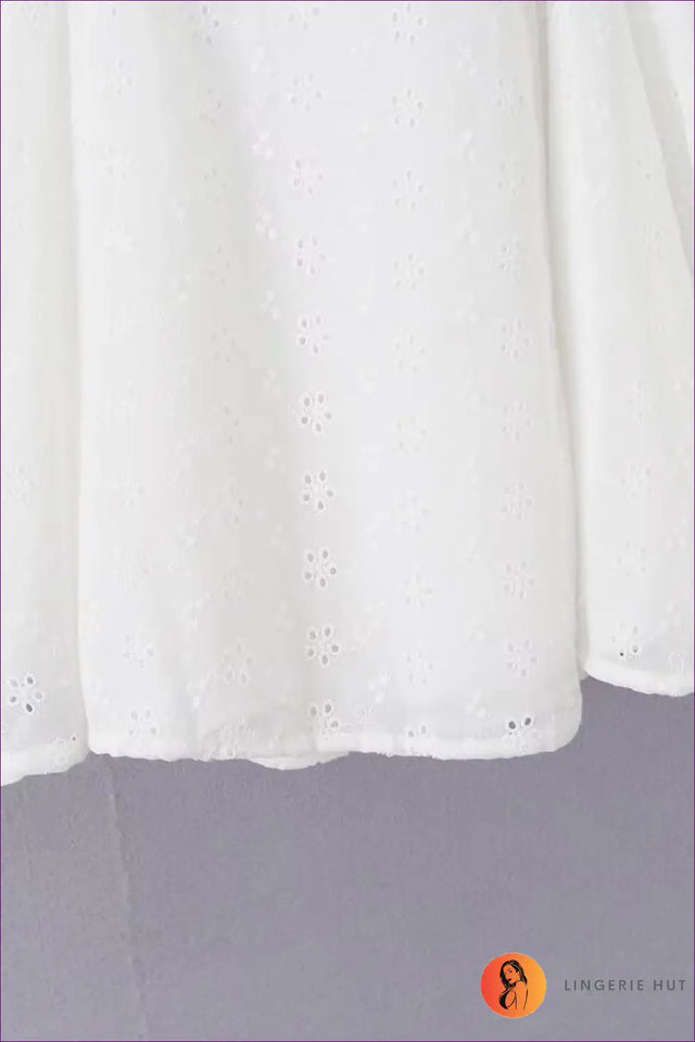 A Line Dress with Ruffle Trim - Daylight Romance