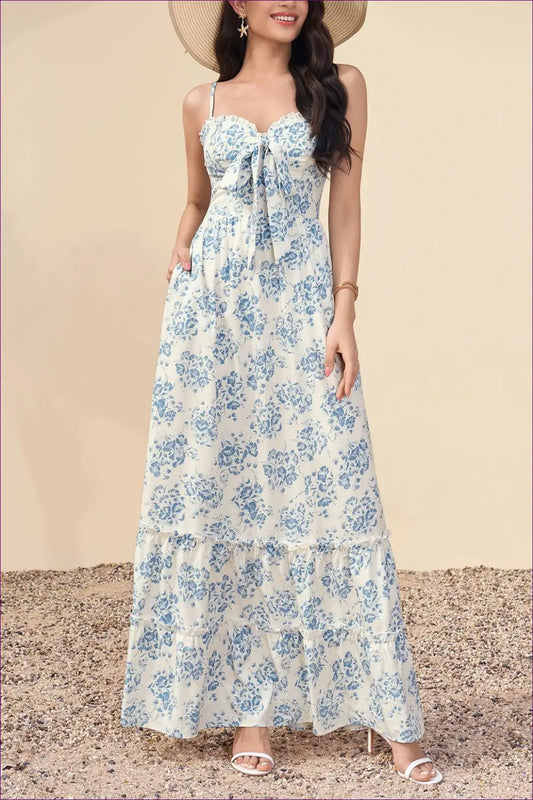 A Line Dress with Ruffle Trim - Easy Elegance - Casual • Cotton • Dresses - Lingerie Hut