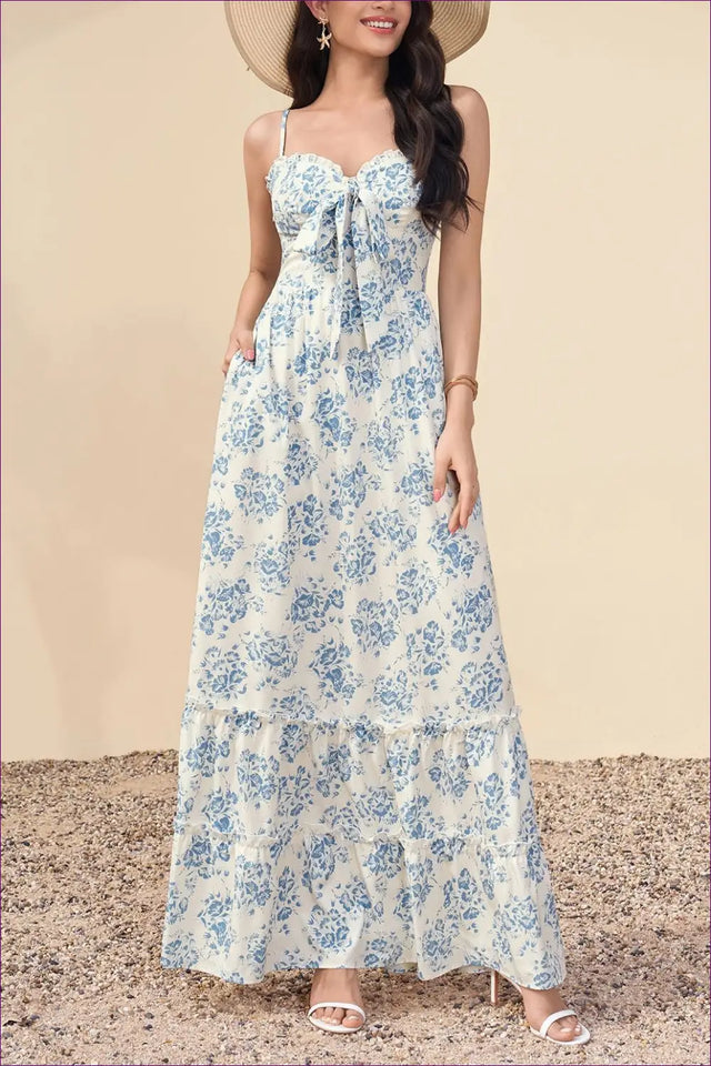 A Line Dress with Ruffle Trim - Easy Elegance