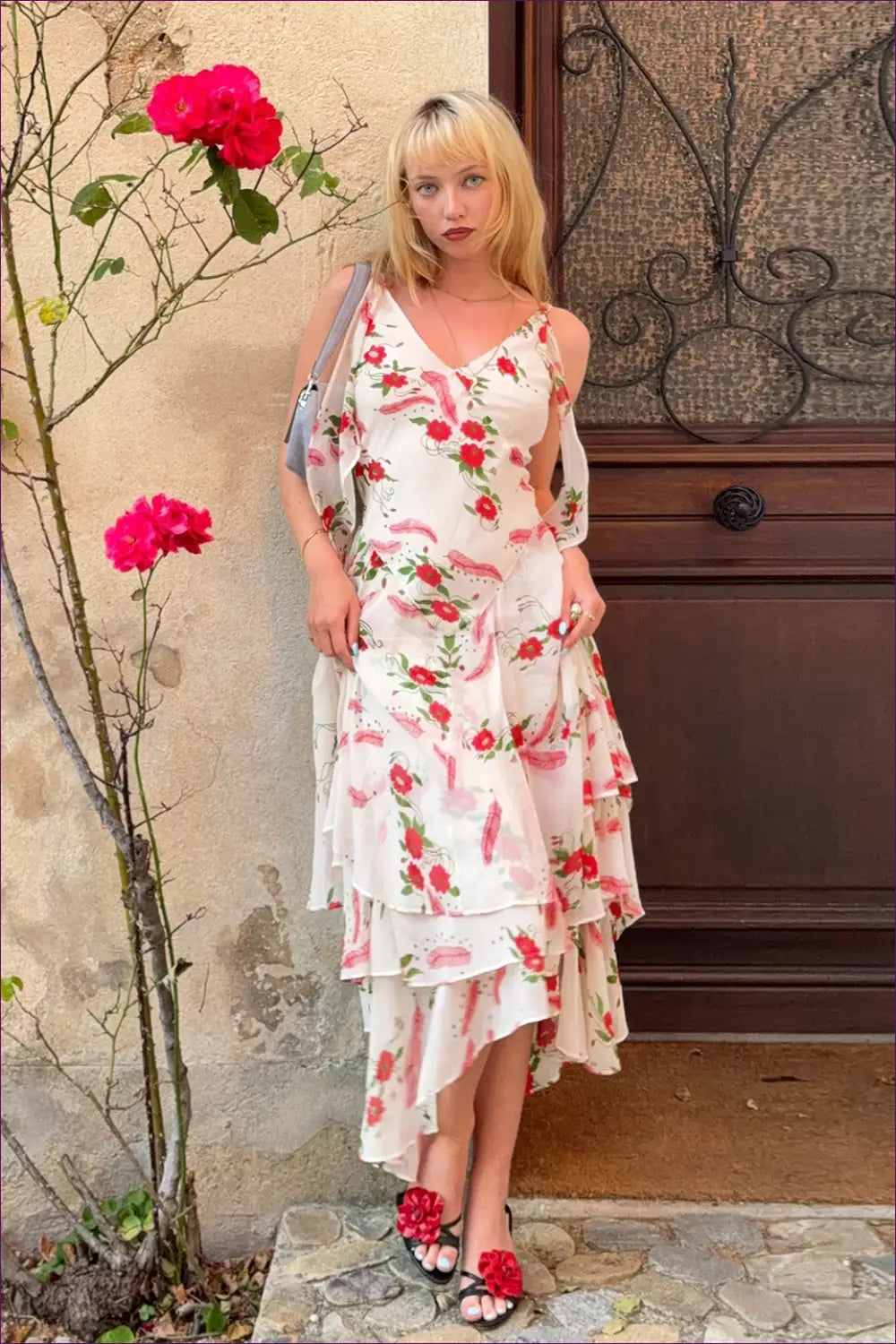 A Line Dress with Signature Waist Detail - Effortless Grace - Casual • Cotton • Dresses - Lingerie Hut