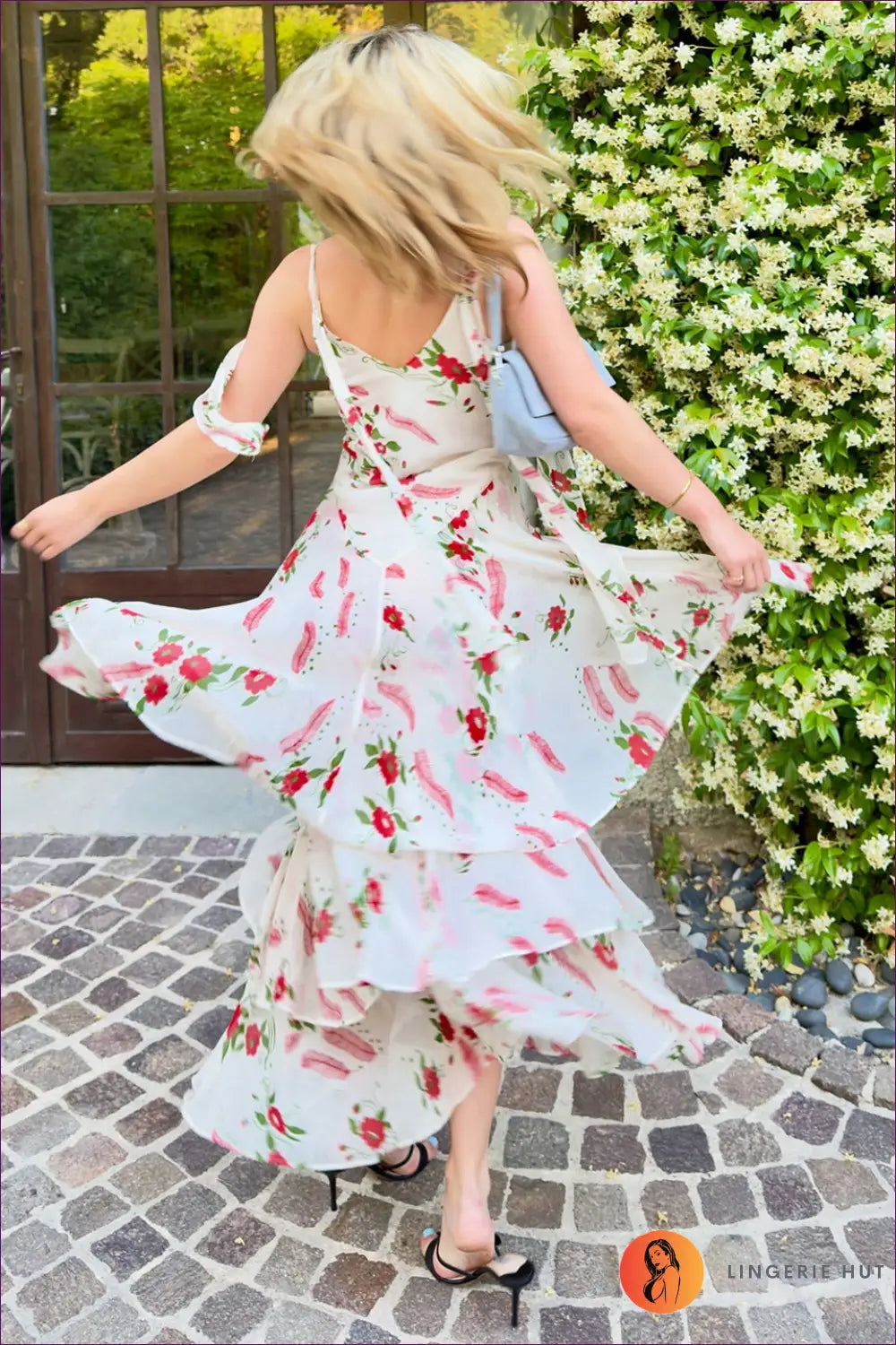A Line Dress with Signature Waist Detail - Effortless Grace - Casual • Cotton • Dresses - Lingerie Hut