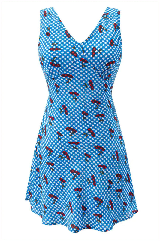 A Line Dress with Signature Waist Detail - Warm Weather Poise - Casual • Cotton • Dresses - Lingerie Hut