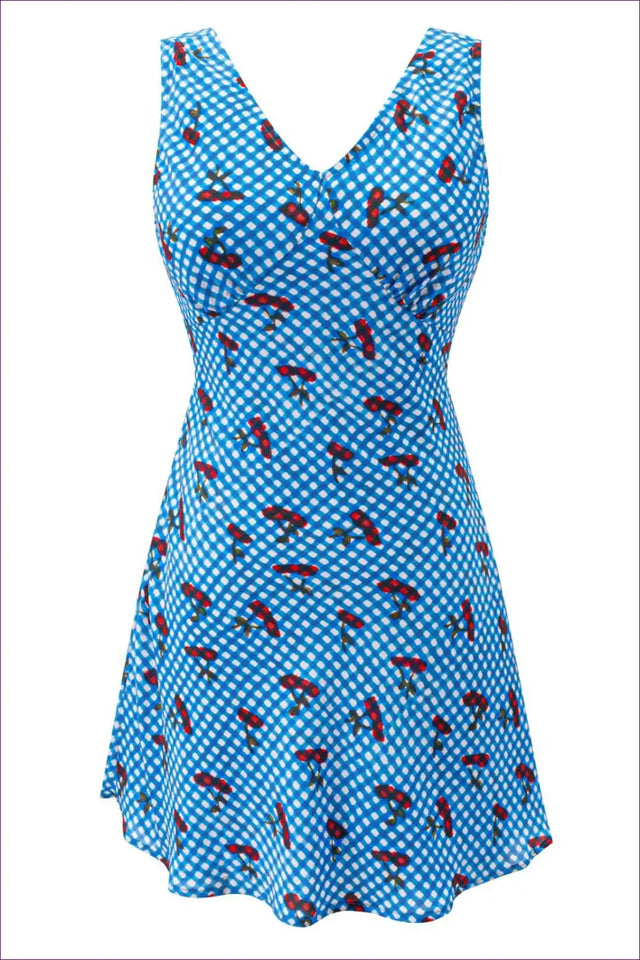 A Line Dress with Signature Waist Detail - Warm Weather Poise