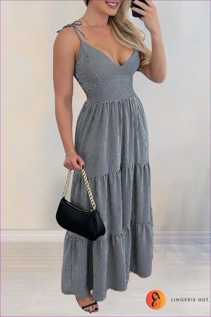 A Line Dress with Smocked Bodice - Quiet Confidence - Casual • Cotton • Dresses - Lingerie Hut
