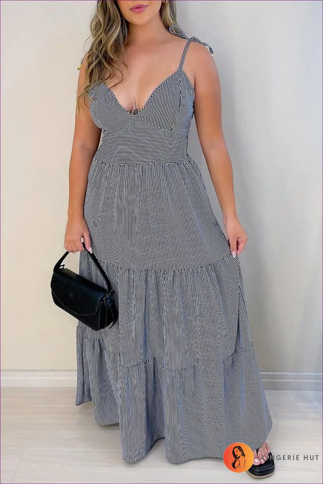 A Line Dress with Smocked Bodice - Quiet Confidence