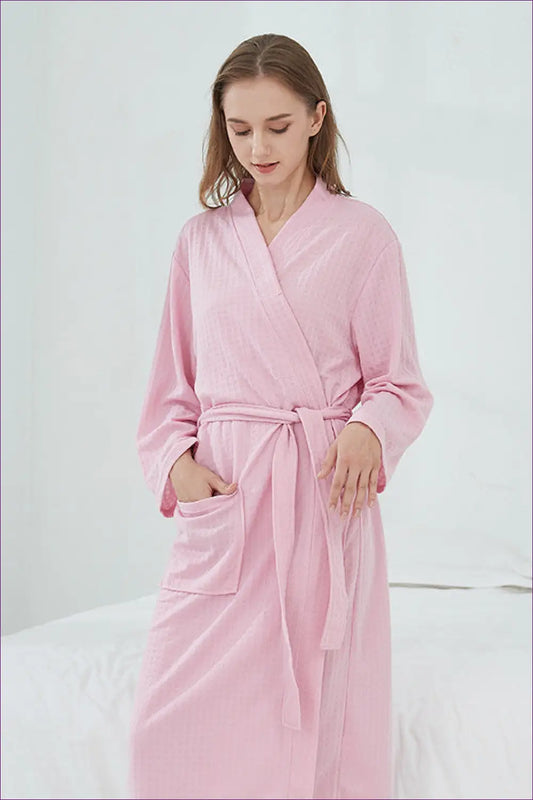 Stay Warm And Stylish With Our Long Sleeve Pleated Robe. Voluminous Pleated Fabric, Detachable Waist Belt,