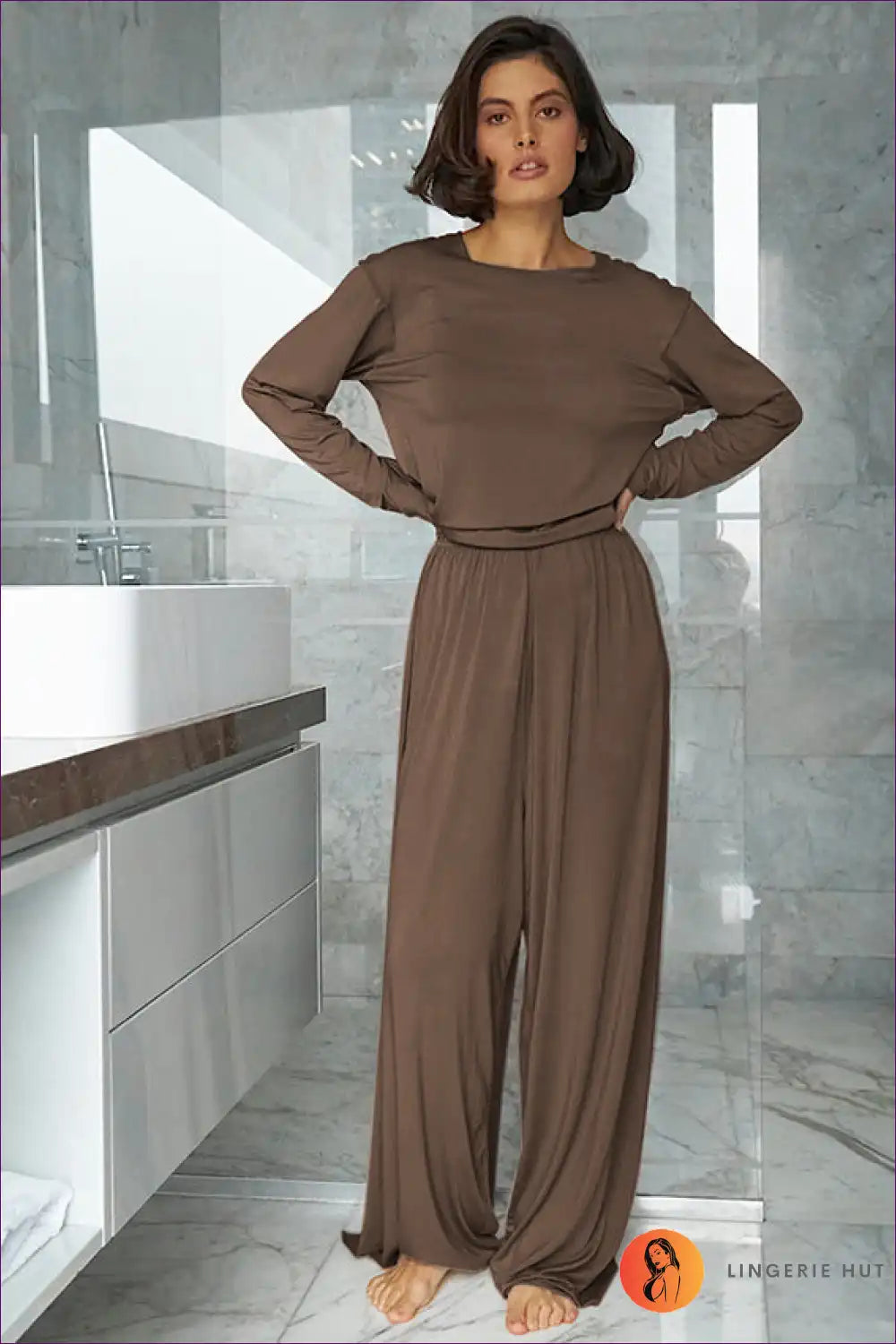 Lounge Set with Long Sleeves - Quiet Luxury for All Season, Autumn, Casual, Everyday,