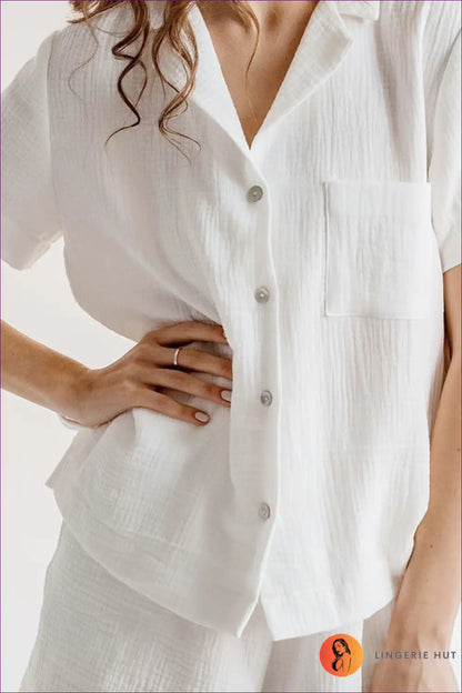 Lounge Set with Matching Shorts - Weekend Sanctuary for All Season, Casual, co Ord, Cotton, Everyday