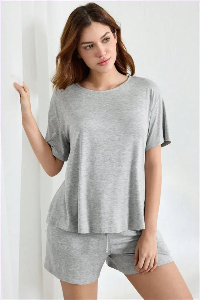 Loungewear Set with Relaxed Fit - Off-Duty Comfort