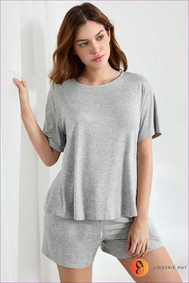 Loungewear Set with Relaxed Fit - Off-Duty Comfort