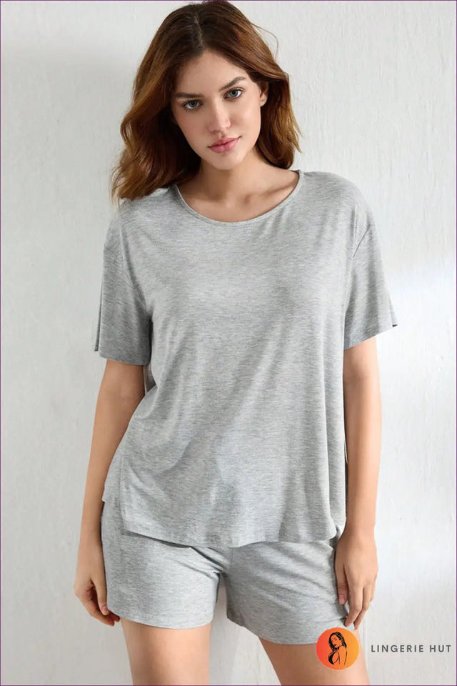 Loungewear Set with Relaxed Fit - Off-Duty Comfort