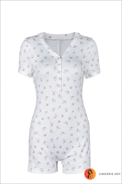 Loungewear Set with Pyjama Styling - Easy Mornings - Casual • Everyday • Floral • just in • Lingerie Hut