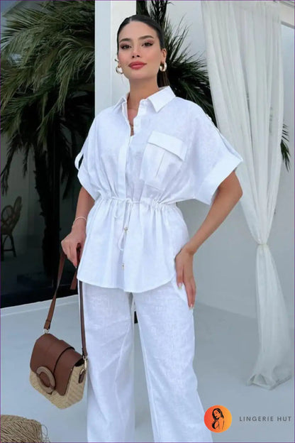 Luxe Safari Chic Co-ord Set - Effortless Elegance for the Modern Woman Casual, co Ord, Everyday, Glamour,