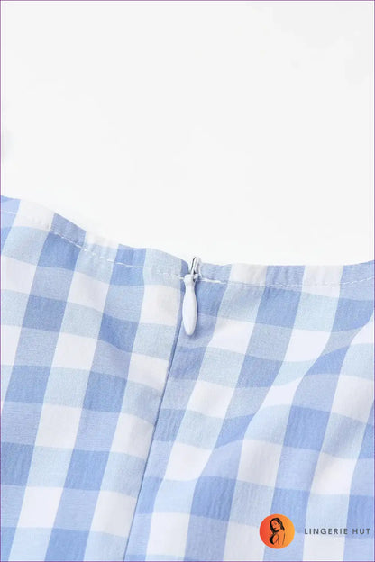 Maid Costume with Gingham Print and Tulle Skirt - Fairytale Cosplay Charm for a Line, Boho, Costume, Dresses,