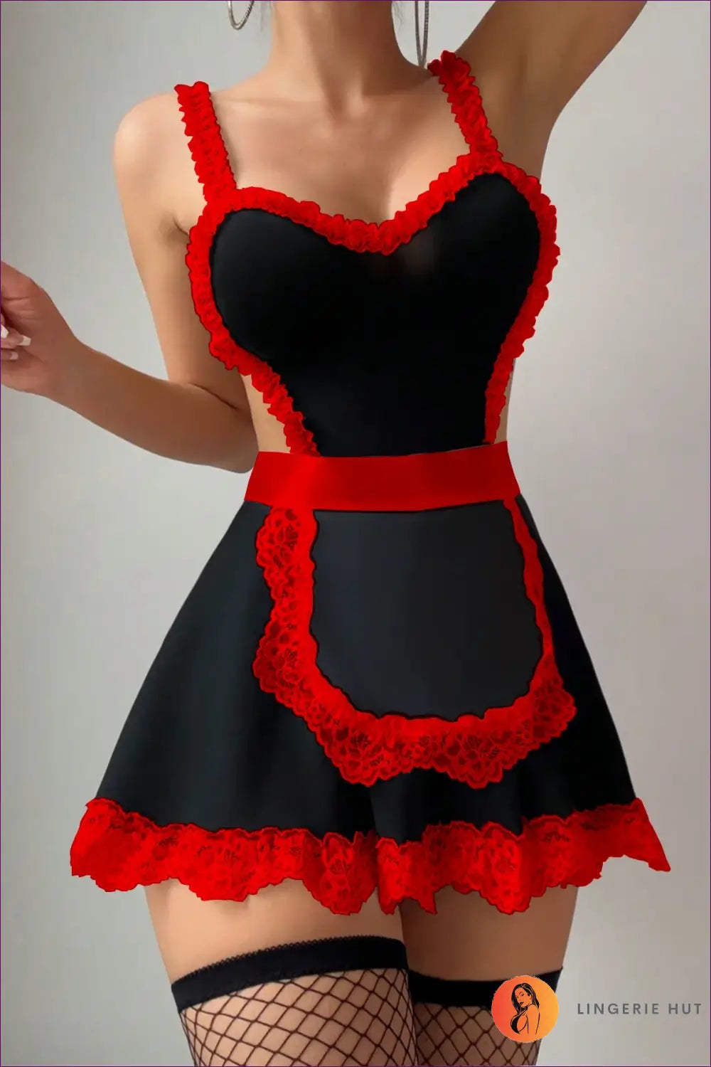 Maid Costume with Lace - Playful Fantasy - Halloween • just in • Lingerie • Hut