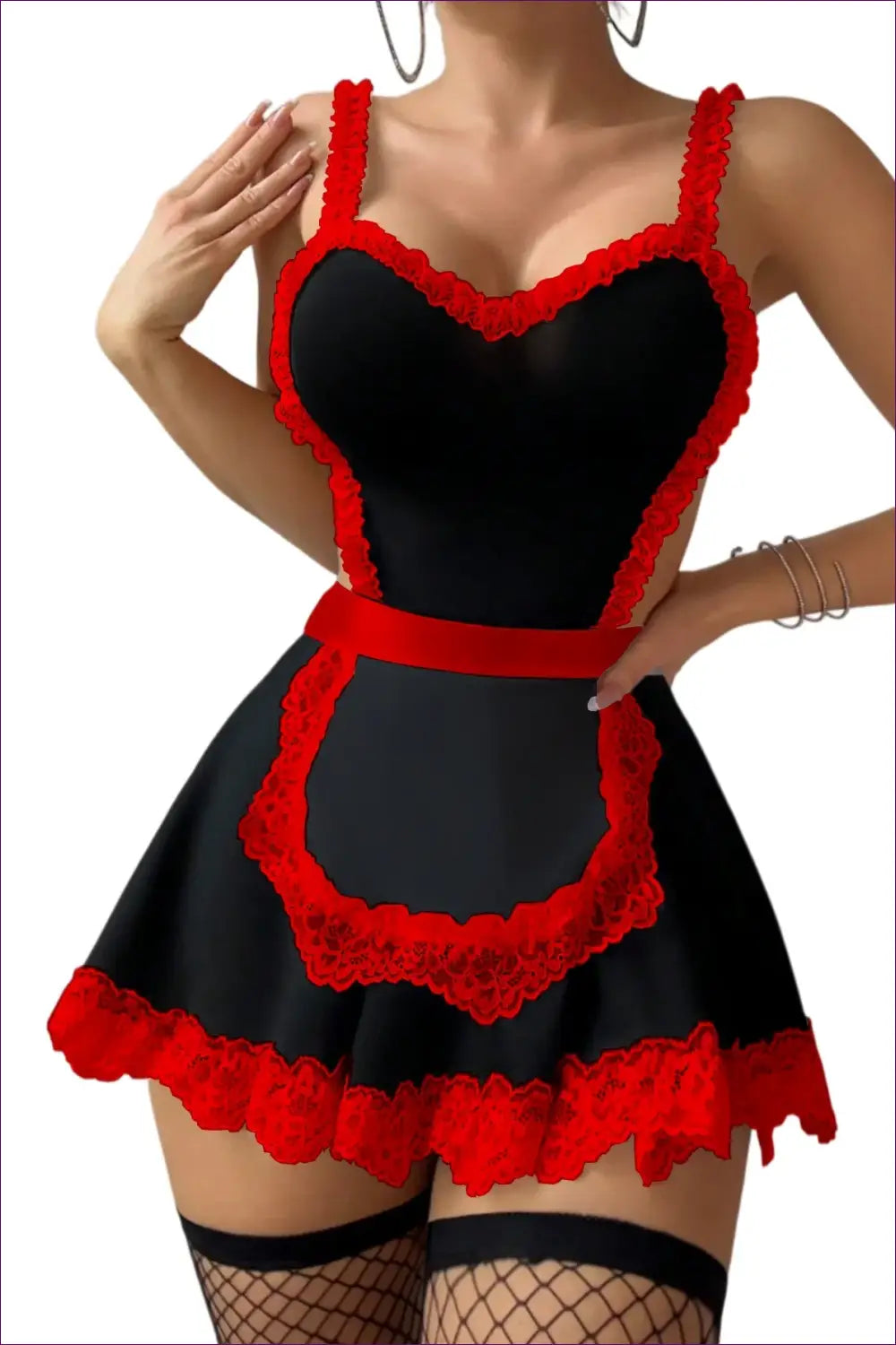 Maid Costume with Lace - Playful Fantasy - Halloween • just in • Lingerie • Hut