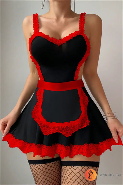 Maid Costume with Lace - Playful Fantasy - Halloween • just in • Lingerie • Hut