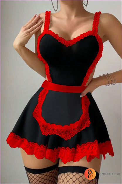 Maid Costume with Lace - Playful Fantasy - Halloween • just in • Lingerie • Hut