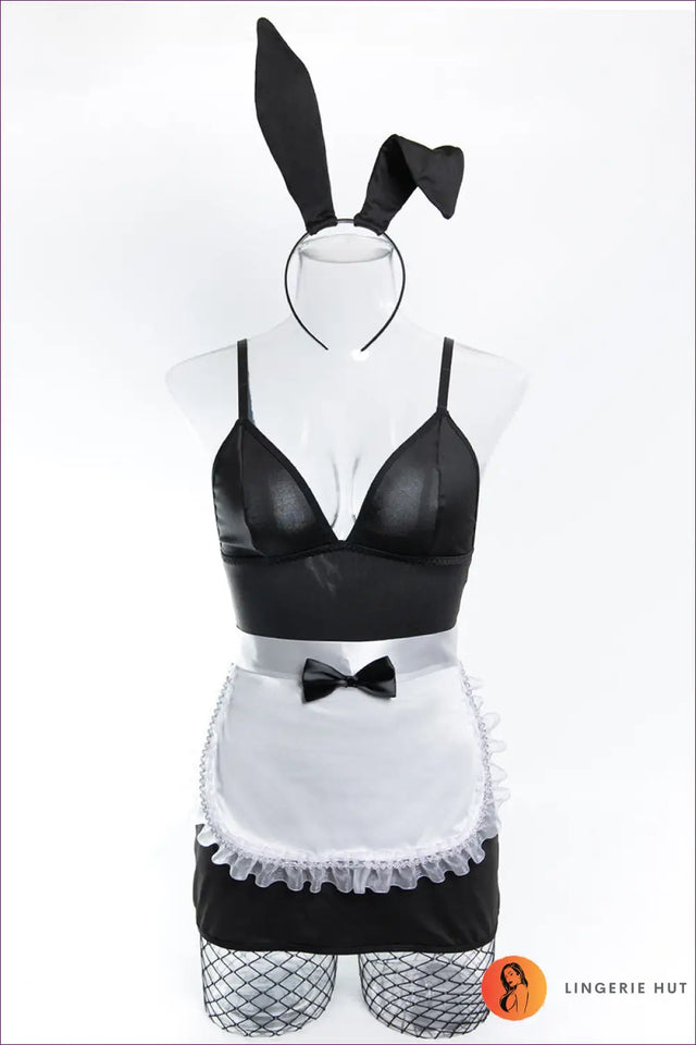 Maid Costume with Suspender Detail - Bold Confidence